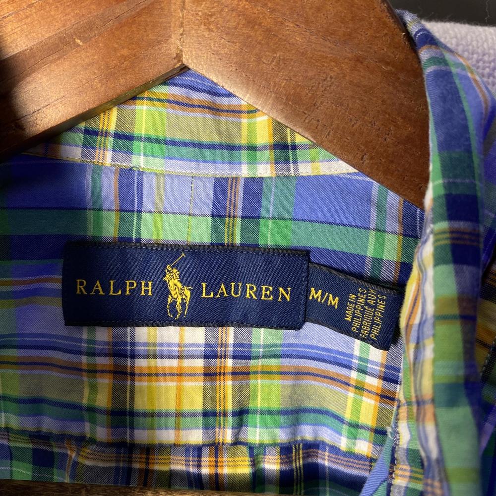 Ralph Lauren button down plaid - Picture 3 of 9